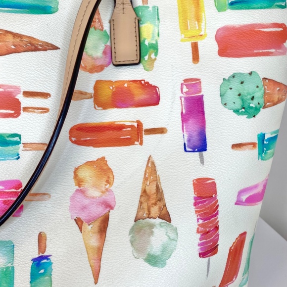 RARE Kate Spade Ice Cream Tote - Picture 13 of 16